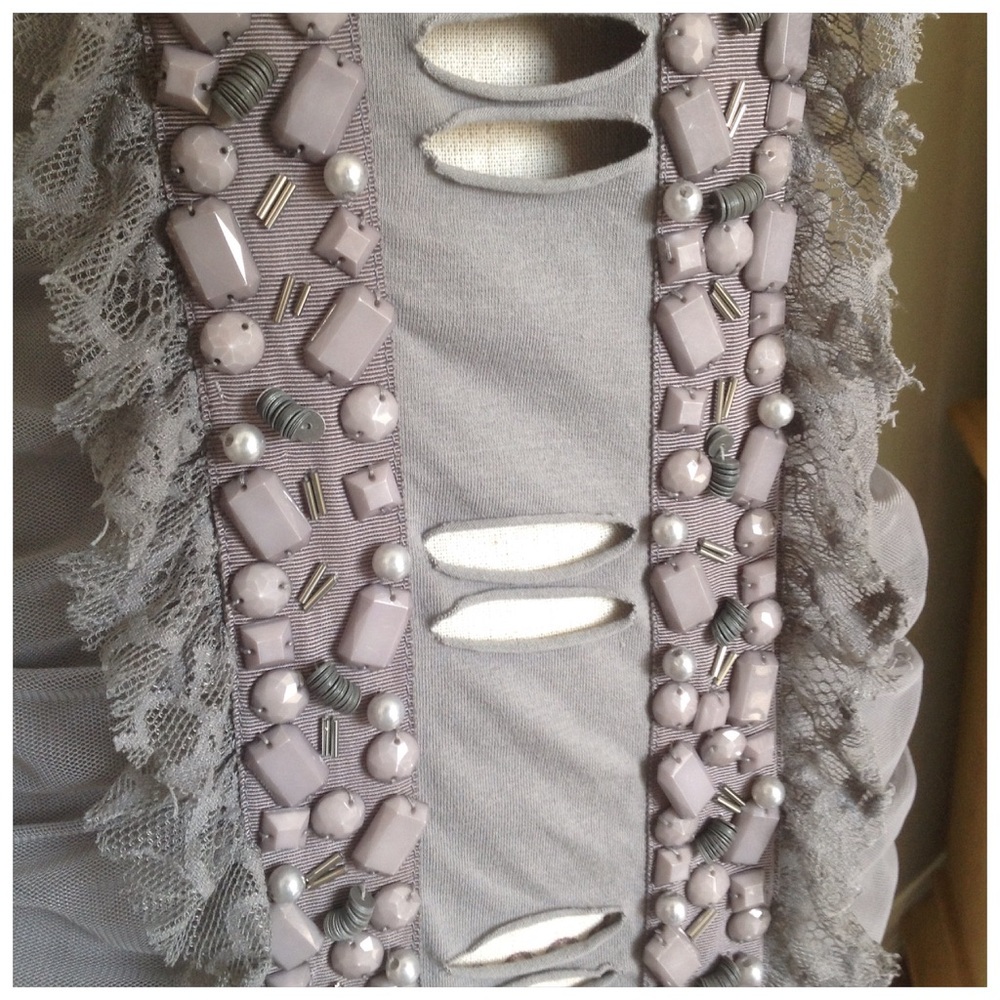 Lace Embedded Top - image 2